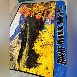 Rocky Mountain National Park Silky Soft Throw - 50” X 60”